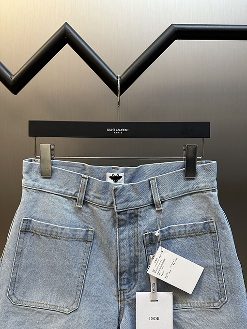 ディオール 限定シリーズフリップデニムパッチパンツ