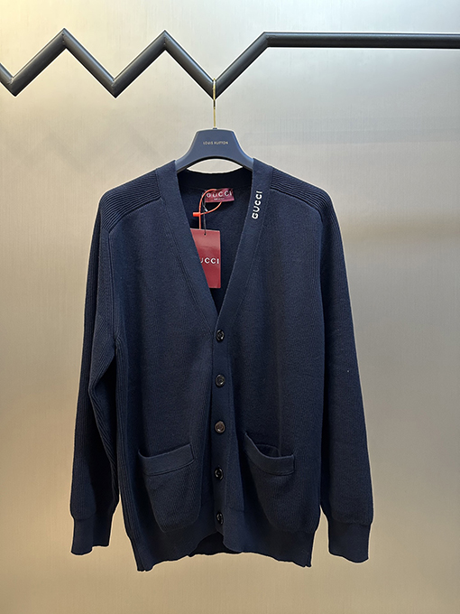 グッチ Gucci インレイニットカーディガン