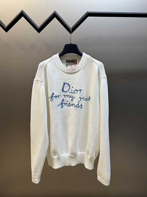 ディオールスーパーコピー Dior For My Real Friends 刺繍ニット長袖セーター