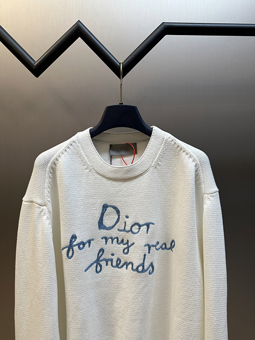ディオールスーパーコピー Dior For My Real Friends 刺繍ニット長袖セーター