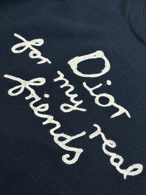 ディオールスーパーコピー Dior For My Real Friends 刺繍ニット長袖セーター