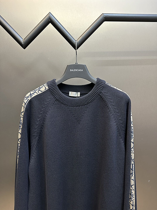 ディオール Dior ファッションスリーブリボンジャカードセーター