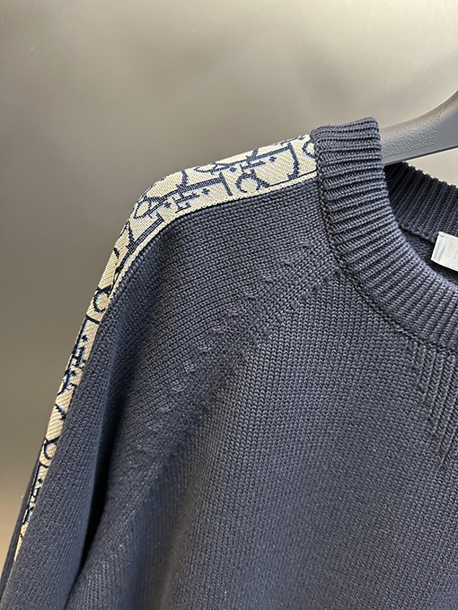 ディオール Dior ファッションスリーブリボンジャカードセーター