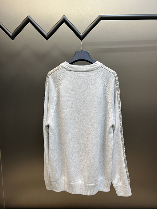 ディオール Dior ファッションスリーブリボンジャカードセーター