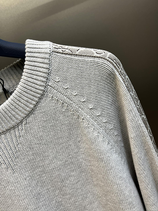ディオール Dior ファッションスリーブリボンジャカードセーター