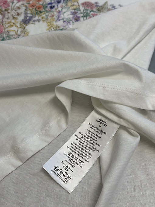ディオール ファッション五芒星花柄半袖Tシャツ