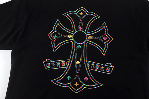 クロムハーツ 新しい刺繍ハードウェア半袖Tシャツ