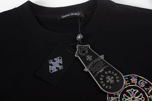 クロムハーツ 新しい刺繍ハードウェア半袖Tシャツ