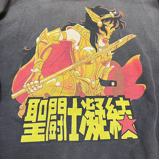 セント マイケル 新しい「聖闘士凝縮」水洗いプリントフード付きパーカー