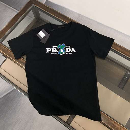 プラダスーパーコピー 新しいカウンターシリーズ純綿ファッション半袖Tシャツ