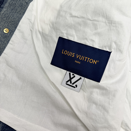 ルイヴィトン LV クラシックなエンボスデニムジャケット