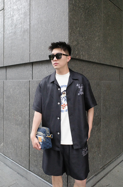 ルイヴィトン LV ファッションプリント半袖シャツ