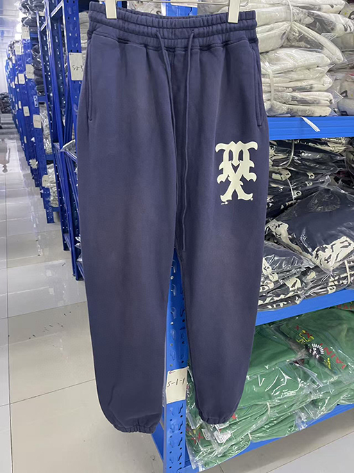 SAINT MICHAEL 25AW CREW SWEAT MX 日潮 橡筋做旧洗水长裤