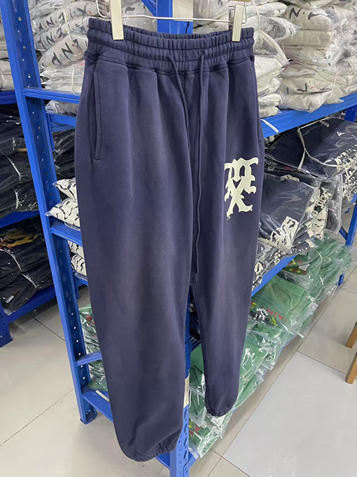 SAINT MICHAEL 25AW CREW SWEAT MX 日潮 橡筋做旧洗水长裤