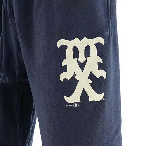 SAINT MICHAEL 25AW CREW SWEAT MX 日潮 橡筋做旧洗水长裤
