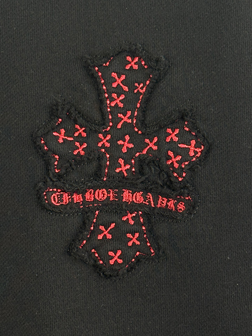 クロムハーツスーパーコピー 新しい布刺繍レーザー焼き花カップルパーカー