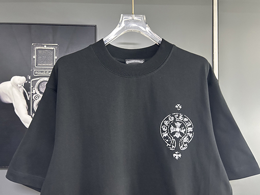 クロムハーツ レンガキャビネットプリントロゴ半袖Tシャツ