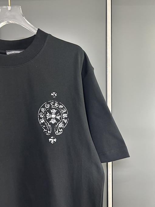クロムハーツ レンガキャビネットプリントロゴ半袖Tシャツ