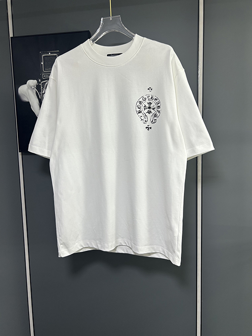 クロムハーツ レンガキャビネットプリントロゴ半袖Tシャツ