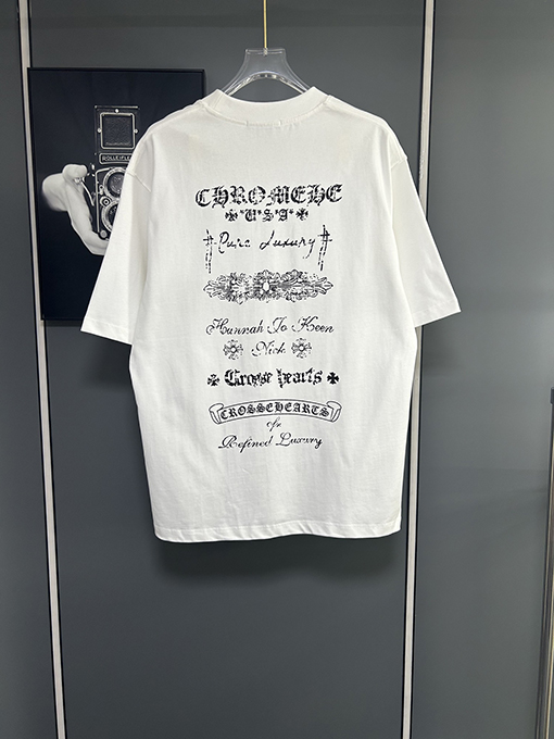 クロムハーツ レンガキャビネットプリントロゴ半袖Tシャツ