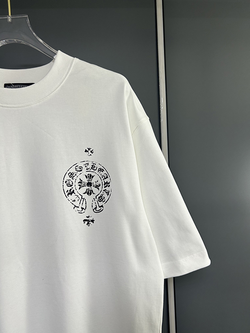 クロムハーツ レンガキャビネットプリントロゴ半袖Tシャツ