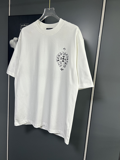 クロムハーツ レンガキャビネットプリントロゴ半袖Tシャツ