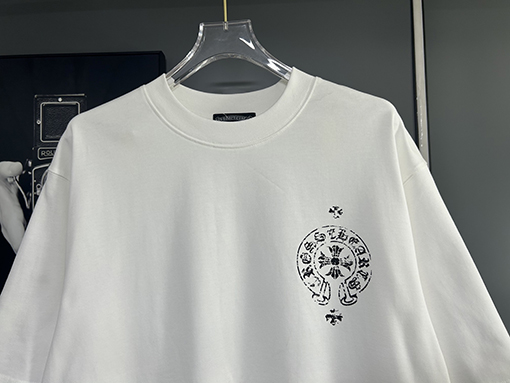 クロムハーツ レンガキャビネットプリントロゴ半袖Tシャツ