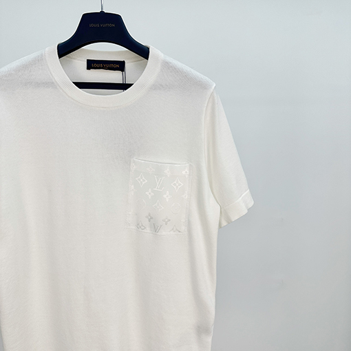 ルイヴィトン ナイロンニット半袖Tシャツ