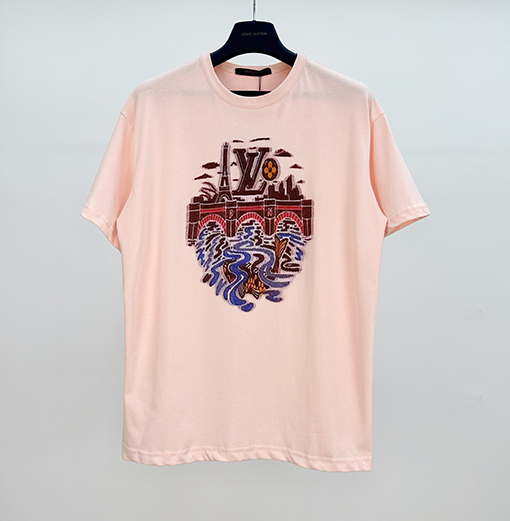 ルイヴィトン Nigo コラボレーションプリント半袖Tシャツ