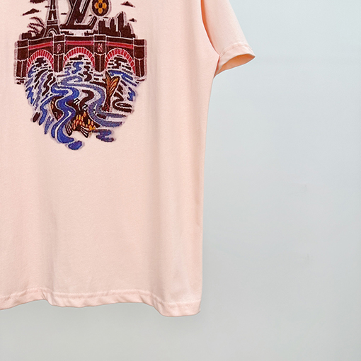 ルイヴィトン Nigo コラボレーションプリント半袖Tシャツ