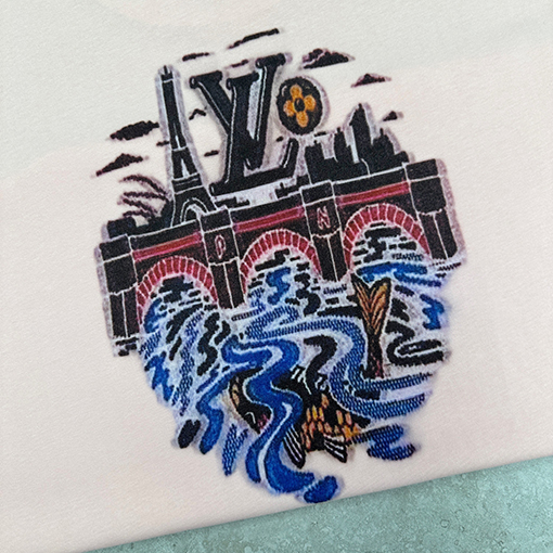 ルイヴィトン Nigo コラボレーションプリント半袖Tシャツ