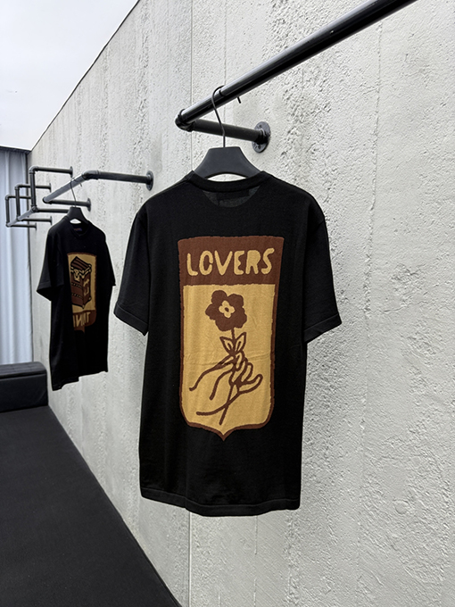 ルイヴィトン コラボハードケースジャカードニット半袖Tシャツ