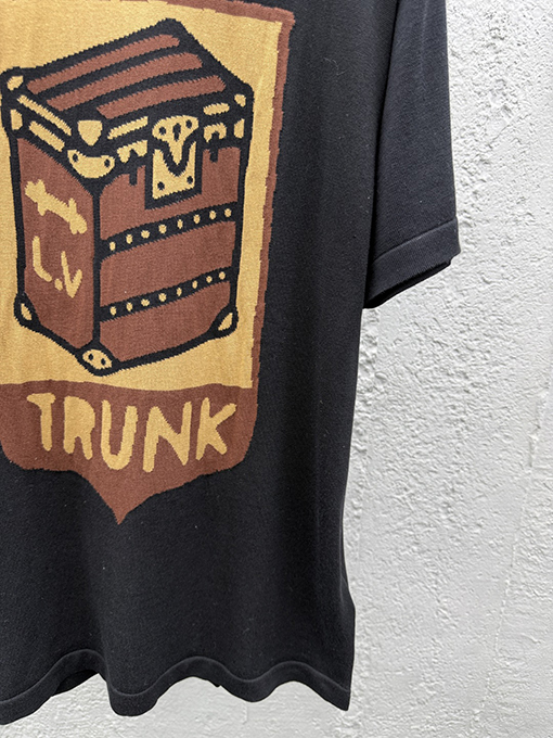 ルイヴィトン コラボハードケースジャカードニット半袖Tシャツ