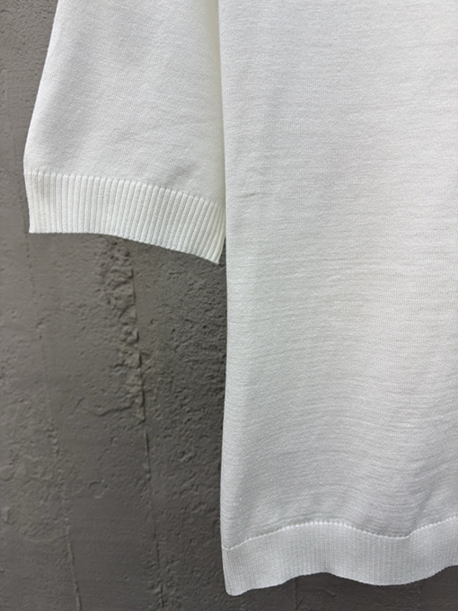 フェンディ FFメタリックロゴウールニット半袖Tシャツ