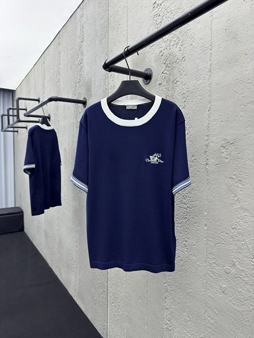 ディオール スズラン刺繍半袖Tシャツ