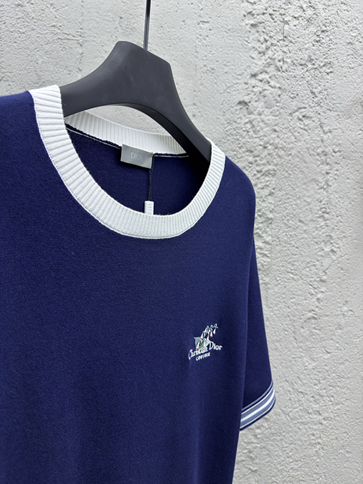 ディオール スズラン刺繍半袖Tシャツ