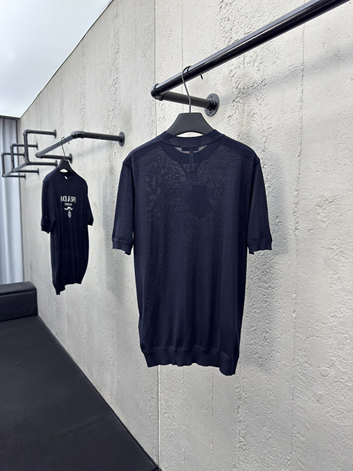 プラダ ジャカードウール半袖Tシャツ