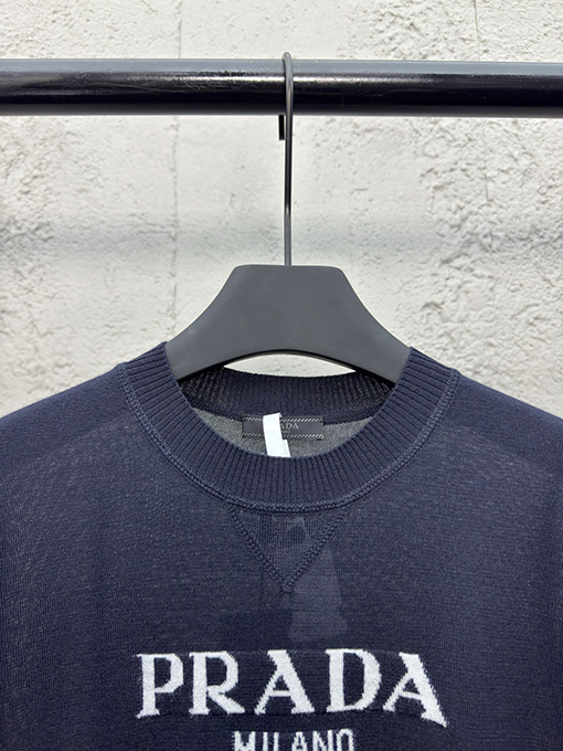 プラダ ジャカードウール半袖Tシャツ