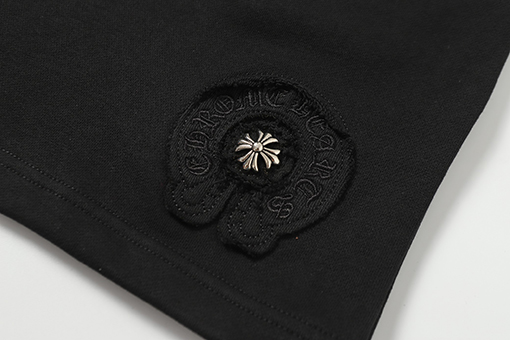 クロムハーツ クラシックなアップリケ刺繍柄ショーツ