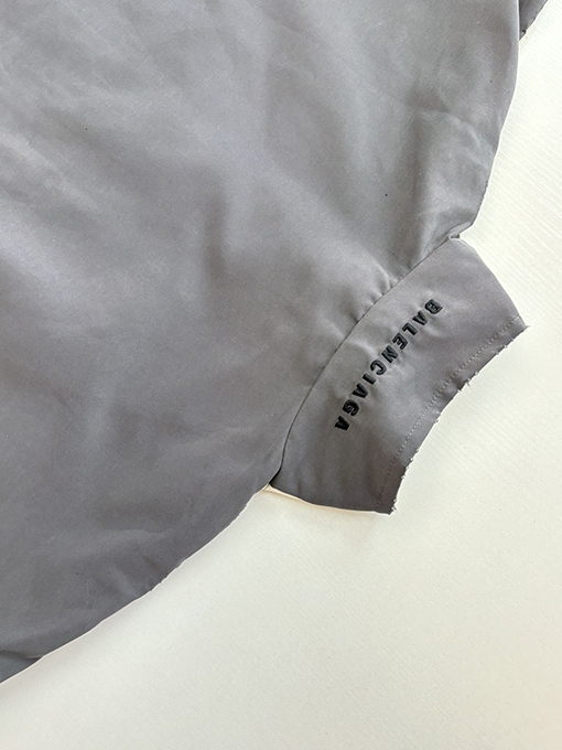バレンシアガ Balenciag ロゴ刺繍パッチワークジッパージャケット