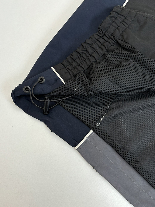バレンシアガ Balenciag ロゴ刺繍パッチワークジッパージャケット
