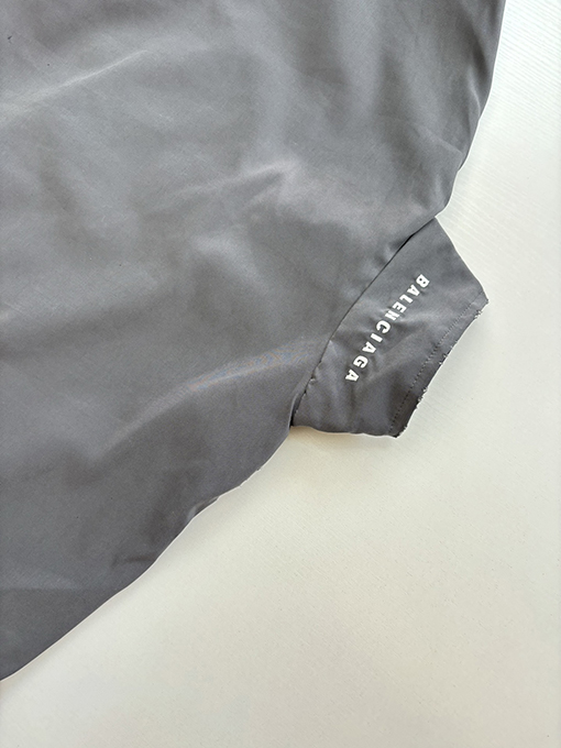 バレンシアガ Balenciag ロゴ刺繍パッチワークジッパージャケット