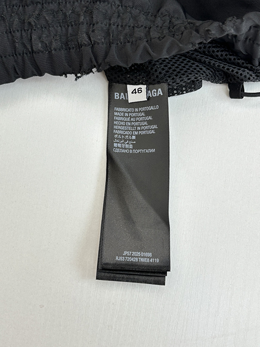 バレンシアガ Balenciag ロゴ刺繍パッチワークジッパージャケット