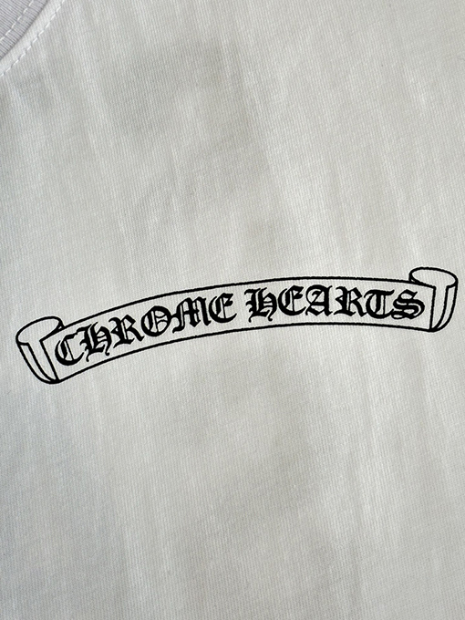 クロムハーツ 新作「STYLE SAVES」グラフィティ悪役アルファベット半袖Tシャツ