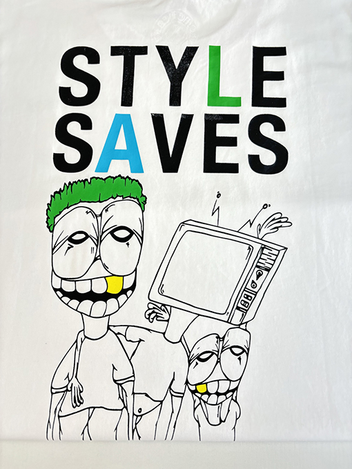 クロムハーツ 新作「STYLE SAVES」グラフィティ悪役アルファベット半袖Tシャツ