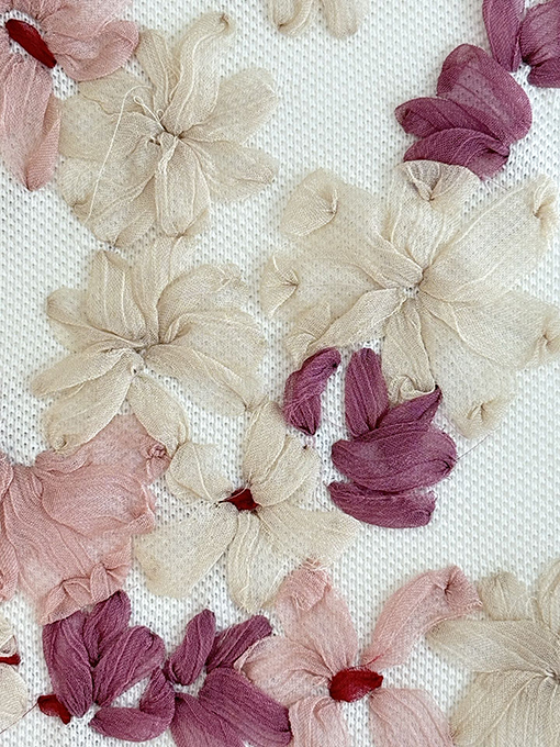 ルイヴィトン 新しい桜の刺繍半袖Tシャツ