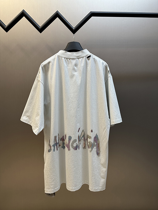 バレンシアガ フラッシュ麦穂ファッション半袖Tシャツ