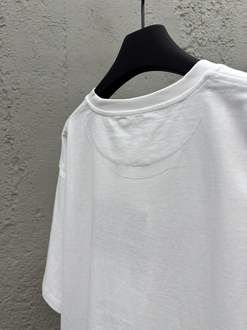 プラダコピー クラシックロゴステッチ半袖Tシャツ