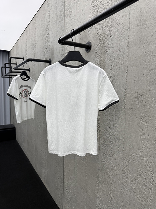 ディオール プリントされたアルファベットTシャツ