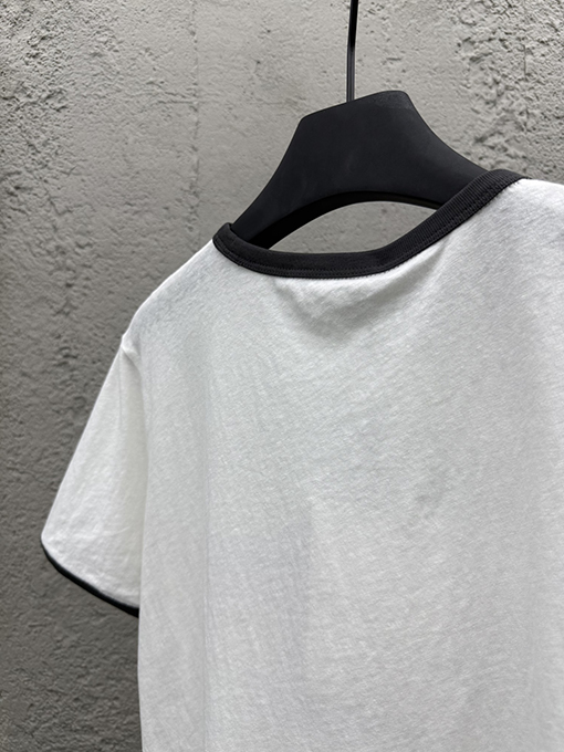 ディオール プリントされたアルファベットTシャツ